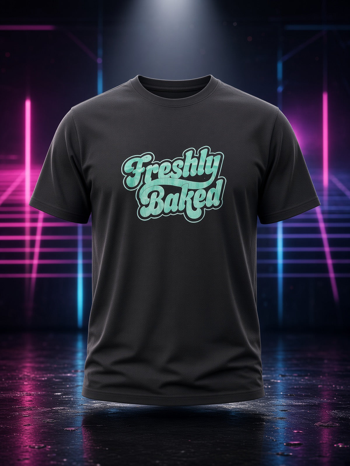 Freshly Baked Retro Script T-Shirt