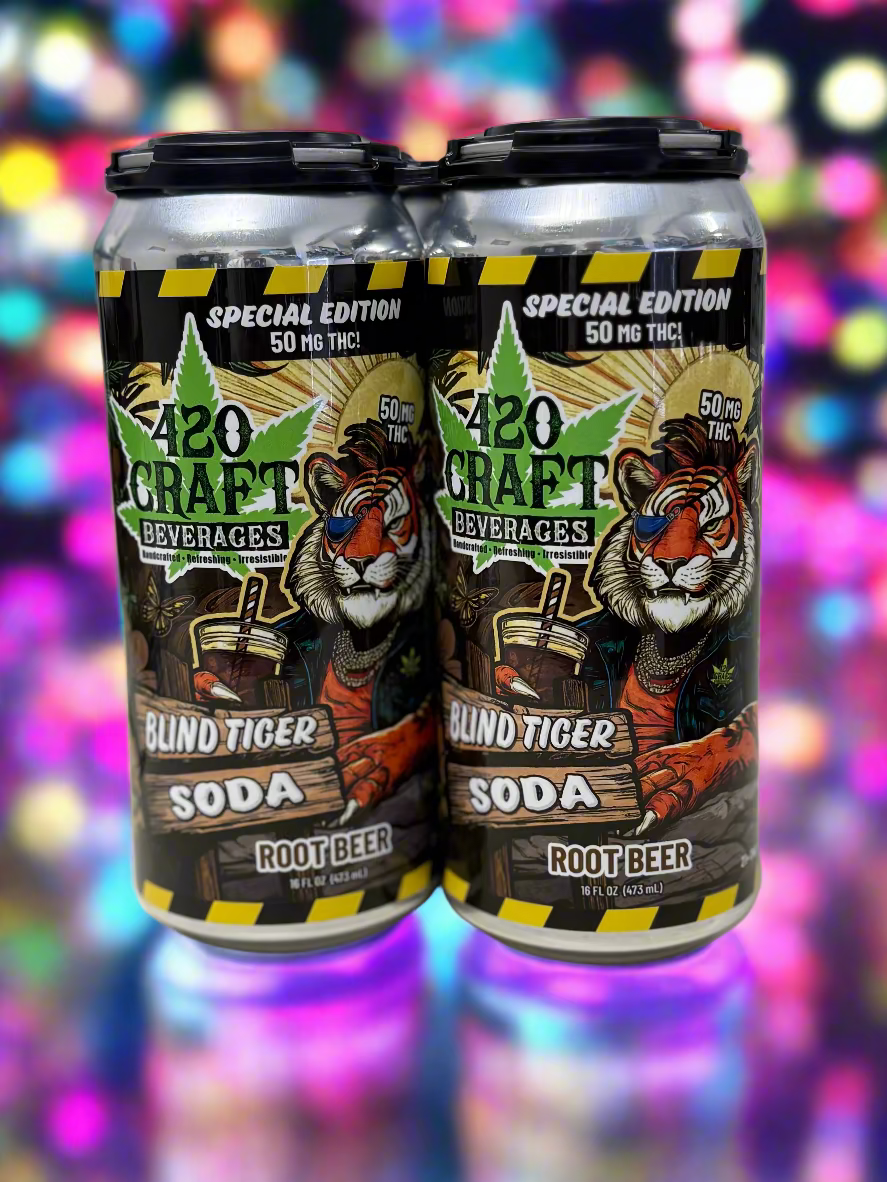 420 Craft Blind Tiger Soda 25/50MG - 420 Craft Beverages - Sky High Montgomery cincinnati