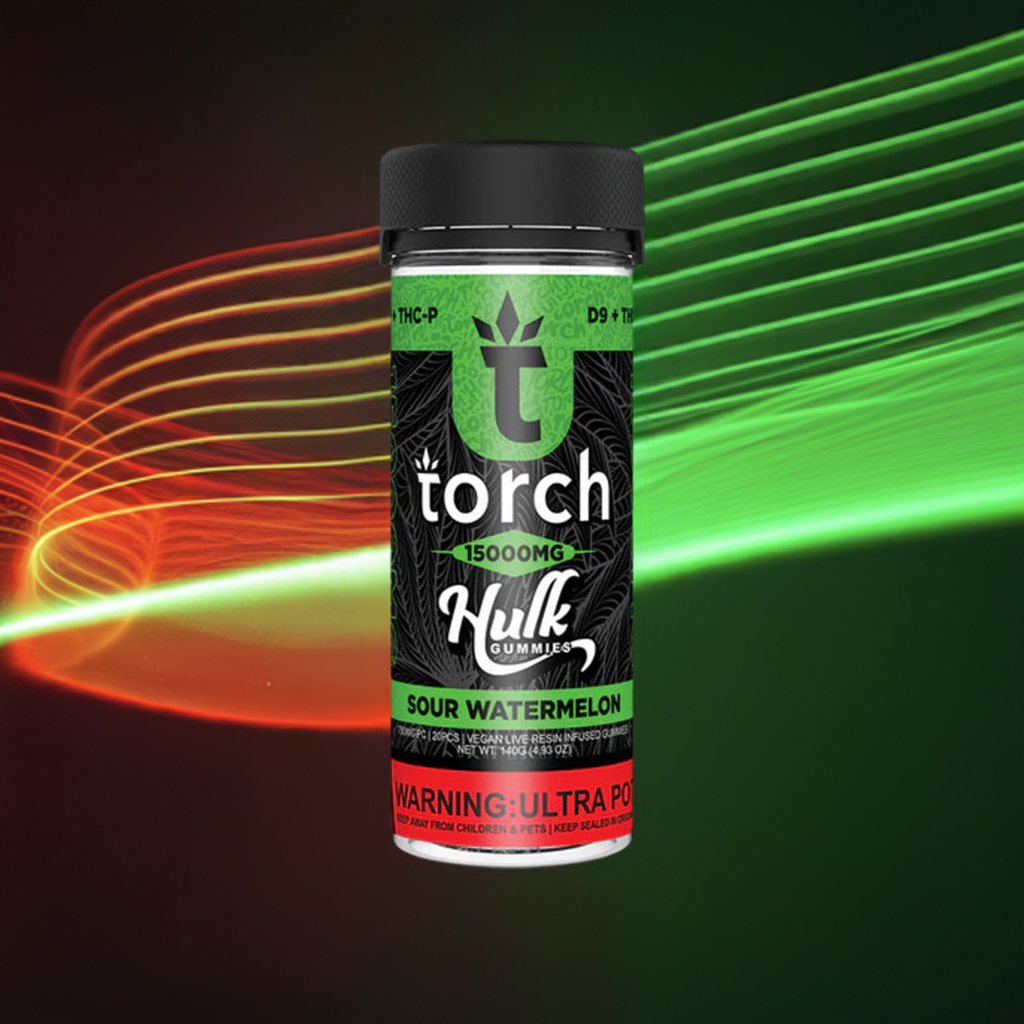 Torch Hulk Gummies - 15000MG - D9 THCp - Torch - Sky High West Chester