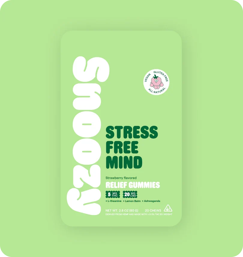 Snoozy Stress Free Mind Gummies
