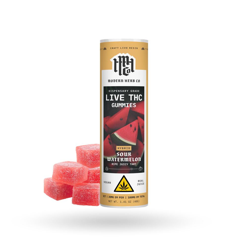 MHC Live Resin Gummy - Sour Watermelon (Hybrid) - 5ct