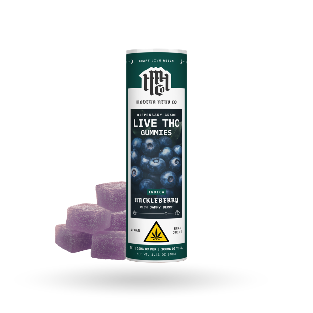MHC Live Resin Gummy - Oregon Huckleberry (Indica) - 5ct