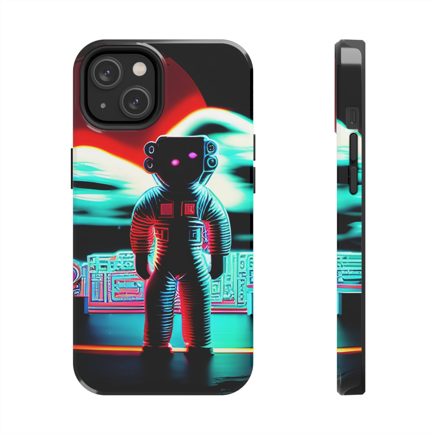The Intergalactic Voyager: Retro Alien Astronaut iPhone Case - Sky High West Chester