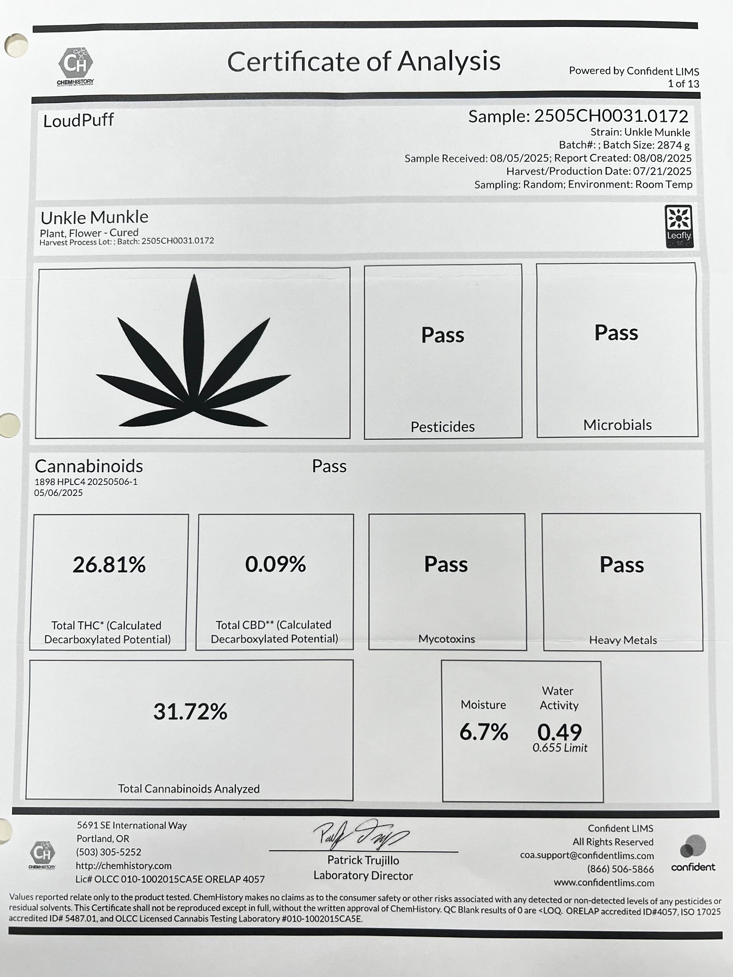 Unkle munkle Indoor Small Batch Premium THCa Flower - Elevate Montgomery - Sky High Montgomery cincinnati