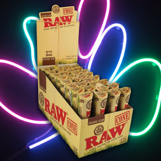 RAW Organic Hemp Cones 1/14 6pack