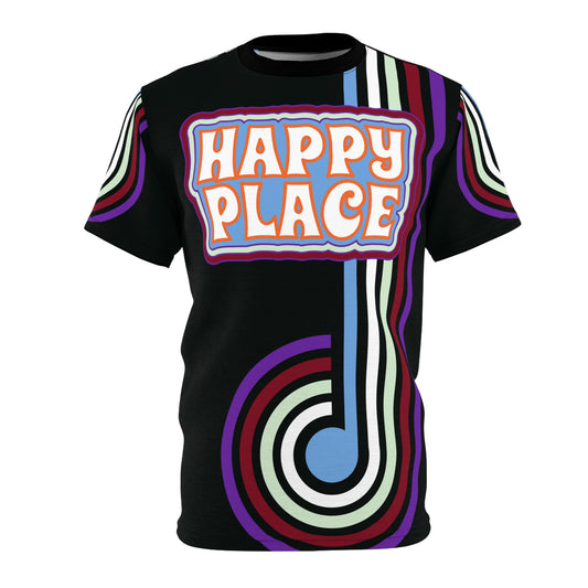 Happy Place Retro Stoner Tee - Black Edition - Sky High West Chester