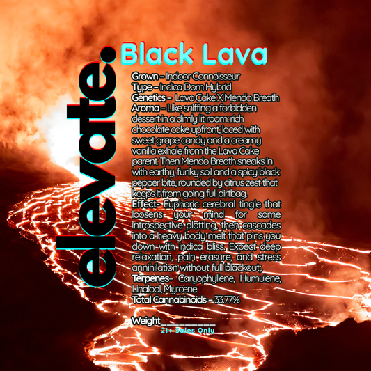 Black Lava Indoor Connoisseur THCa Flower
