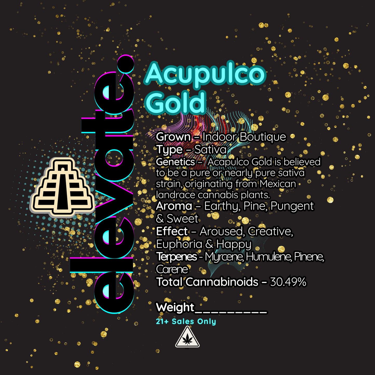 Acapulco Gold - Elevate Montgomery - Sky High Montgomery cincinnati