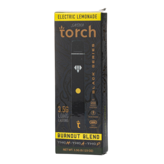 Torch Black Series Burnout Blend 3.5g THC-M/THC-A/THC-P Disposable