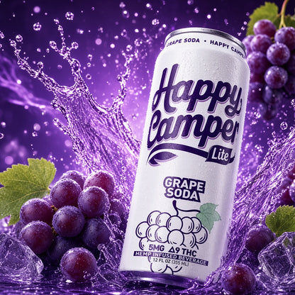 Happy Camper Lite - 5mg THC drinks — pack shot
