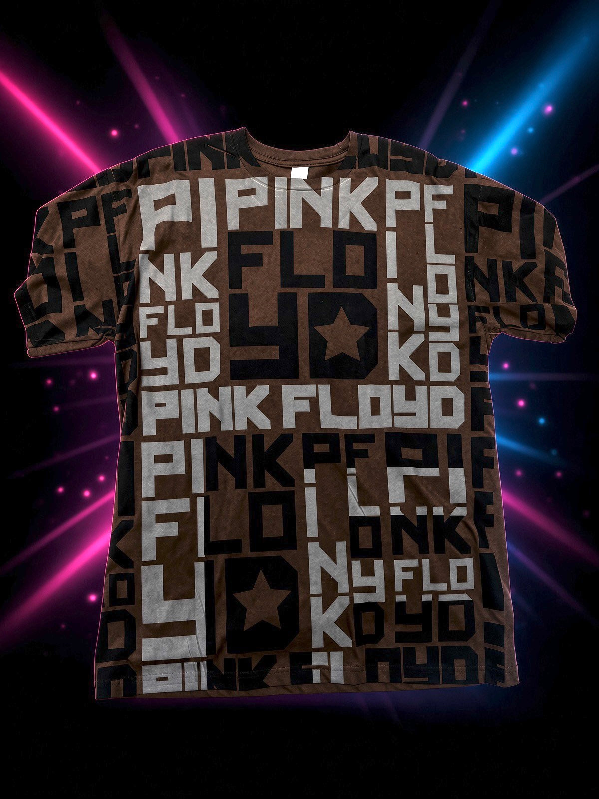 Pink Floyd - Endless Typographic T-Shirt