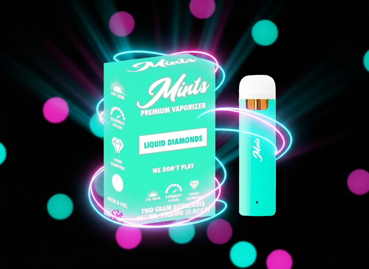 Mints Liquid Diamonds Live Resin CDT 2g Disposables
