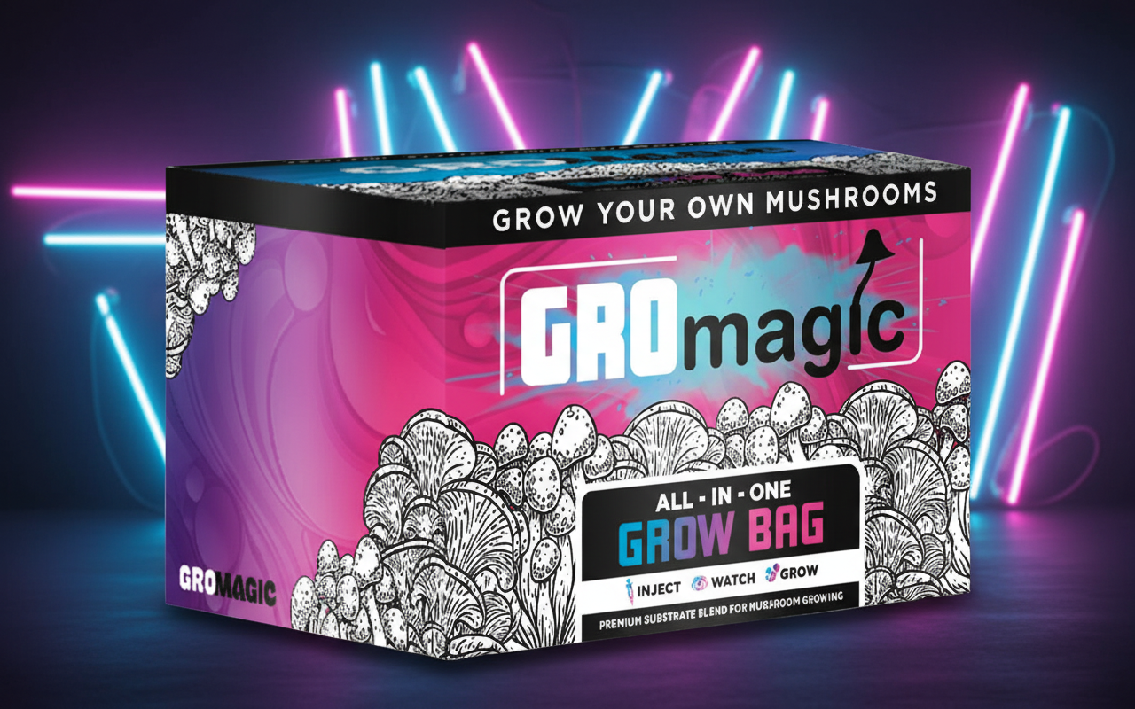 GRO Magic - The All-In-One Organic Mushroom Grow Bag