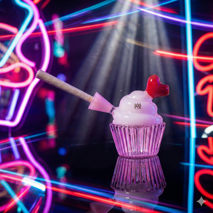 MJ Arsenal Babycake Joint Bubbler — pre-roll, front view