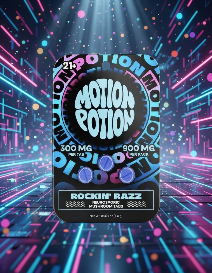 Motion Potion Neurosporic Mushroom Tabs