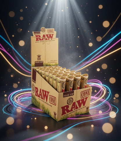 RAW Organic Hemp Cones — product, front view