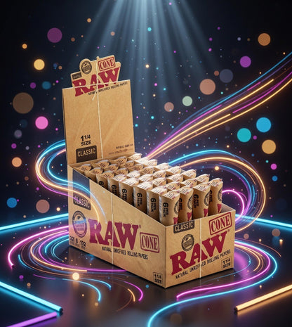 RAW Organic Hemp Cones — pack shot