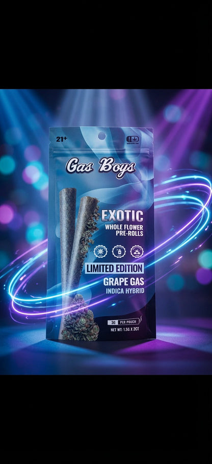 Gas Boys - Exotic Whole Flower Prerolls 1.5Gx2 — gallery view 7