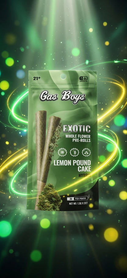 Gas Boys - Exotic Whole Flower Prerolls 1.5Gx2 — gallery view 4