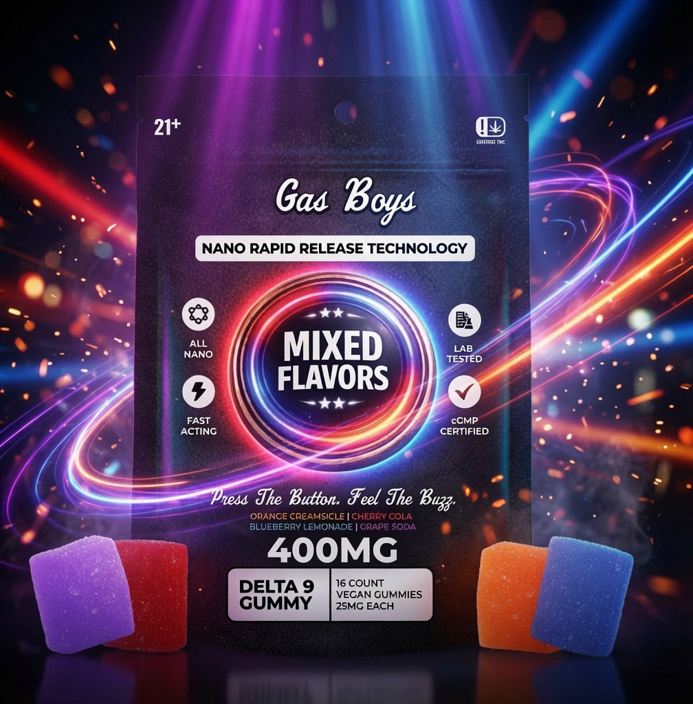 Gas Boys - NANO 9+D9 GUMMIES 400MG