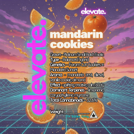 Mandarin Cookies - Small Batch Exotic Flower - Sativa Dom