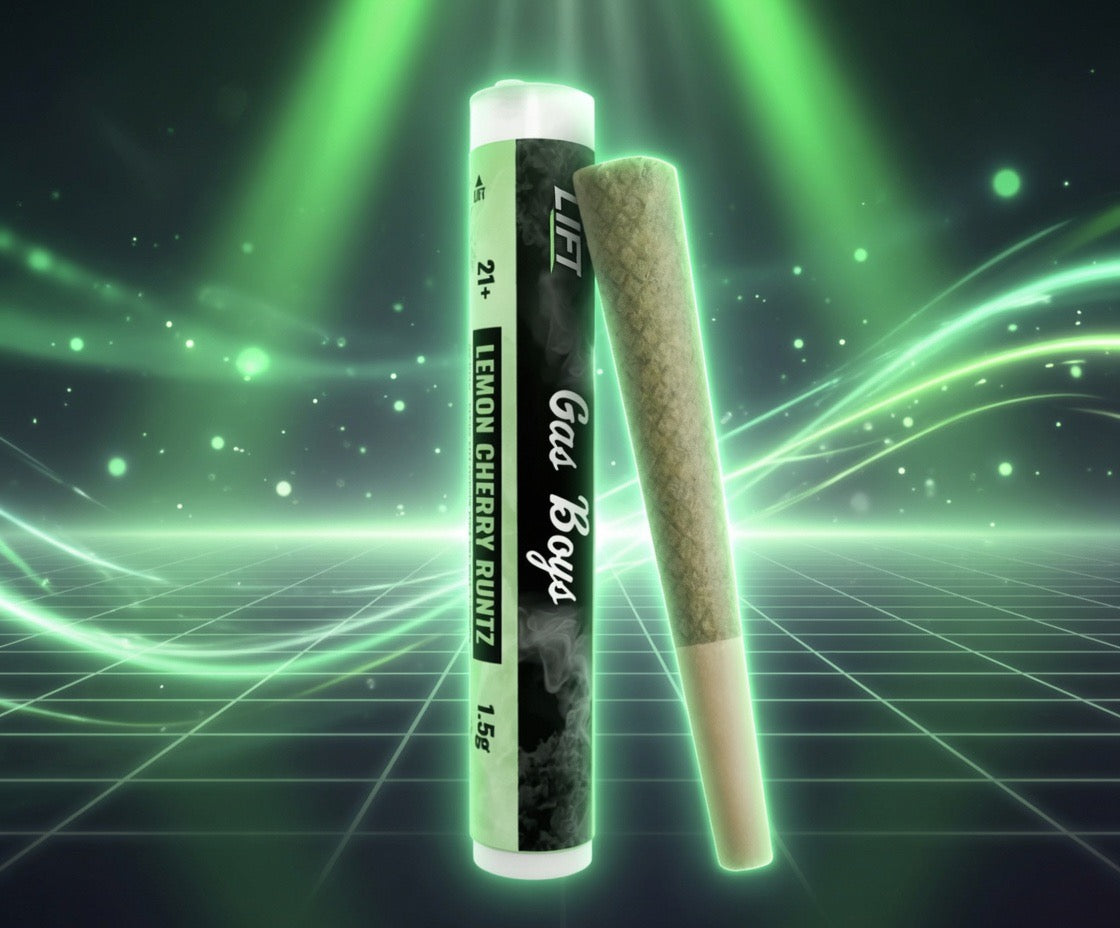 Gas Boys Ice Hash + Exotic Kief Infused Pre-Roll Single