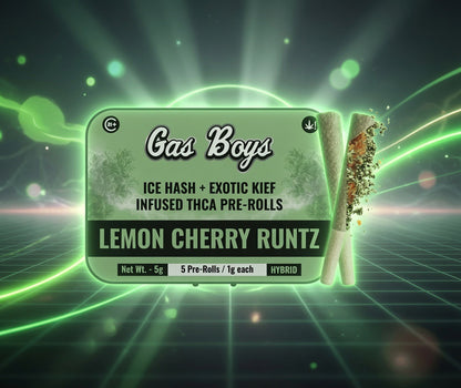 Gas Boys Ice Hash + Exotic Kief Infused Pre-Rolls 5ct