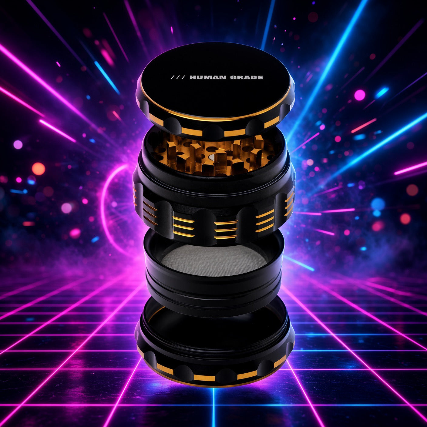 Human Grade 5F 4-Piece Grinder 2.5"