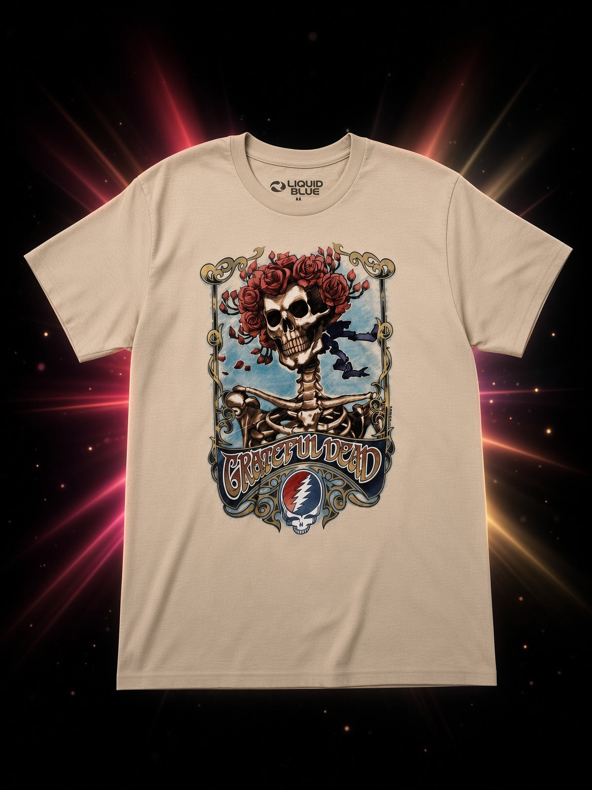 Grateful Dead Bertha - Skelton & Roses Classic T-Shirt