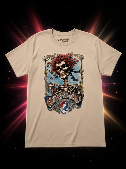 Grateful Dead Bertha Skeleton & Roses T-Shirt