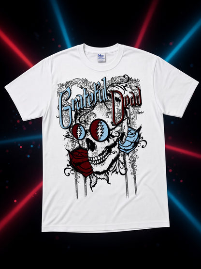 Grateful Dead Shades & Roses T-Shirt – White