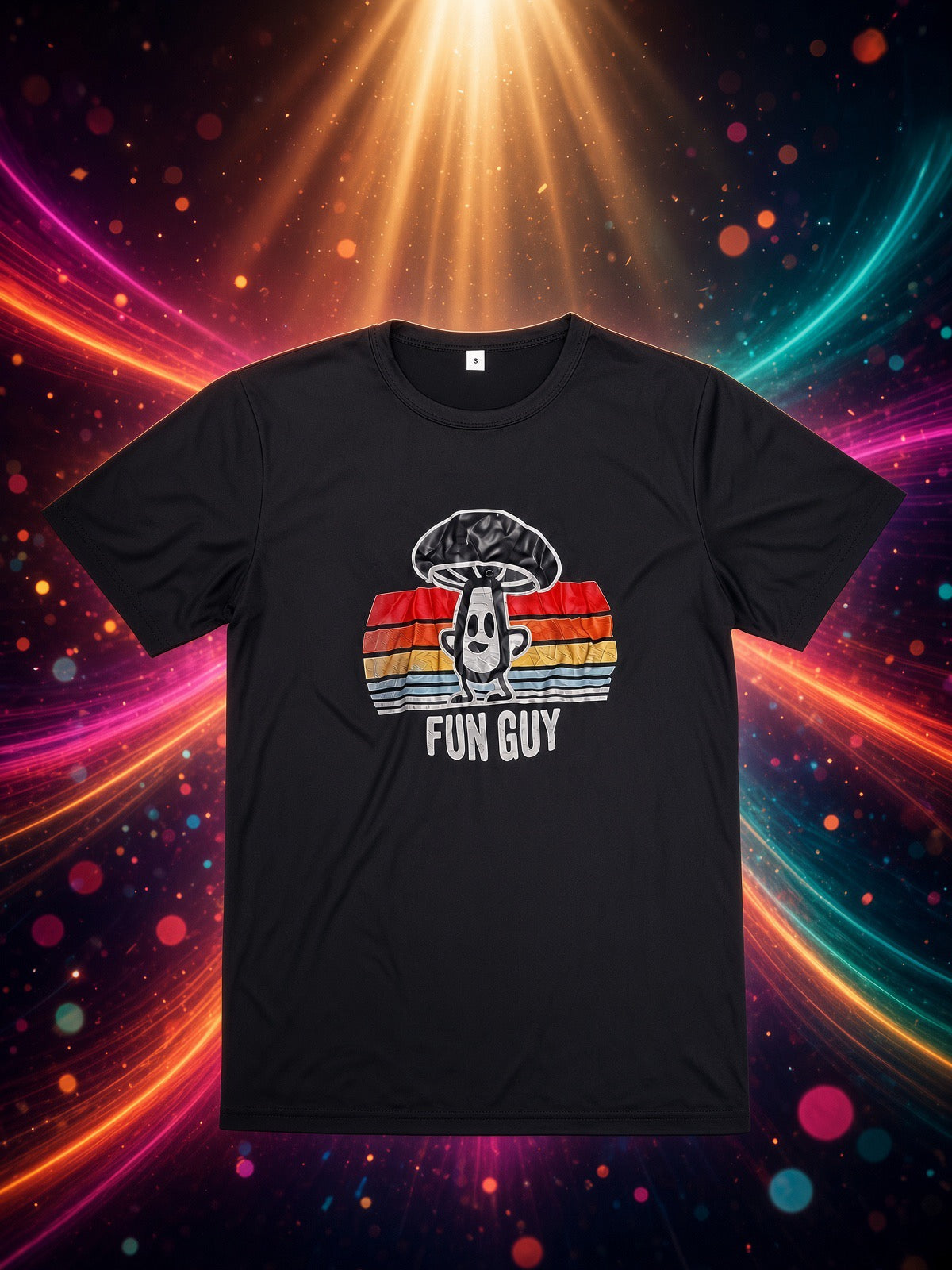 Fun Guy Retro Mushroom Graphic Tee