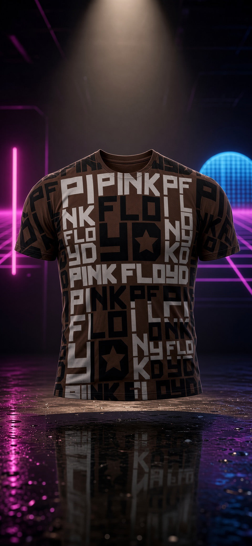 Pink Floyd All-Over Logo T-Shirt