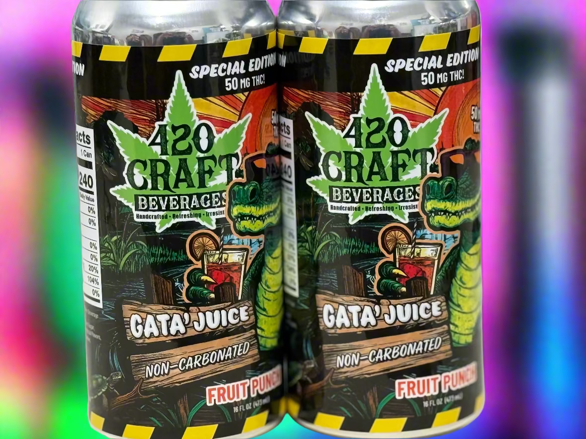 Gata' Juice 50mg THC 16oz Drinks - 420 Craft Beverages - Sky High Montgomery cincinnati
