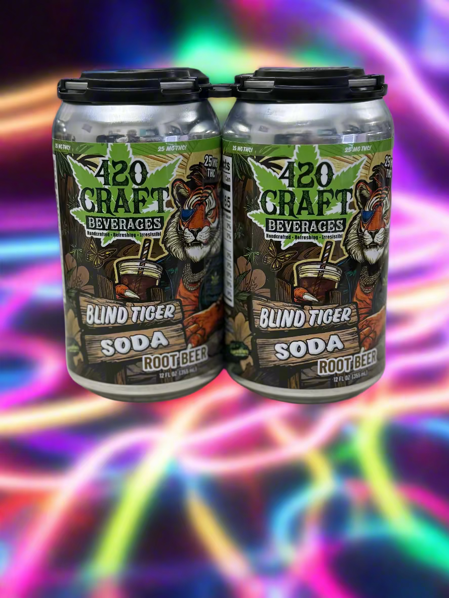 420 Craft Blind Tiger Soda 25/50MG - 420 Craft Beverages - Sky High Montgomery cincinnati