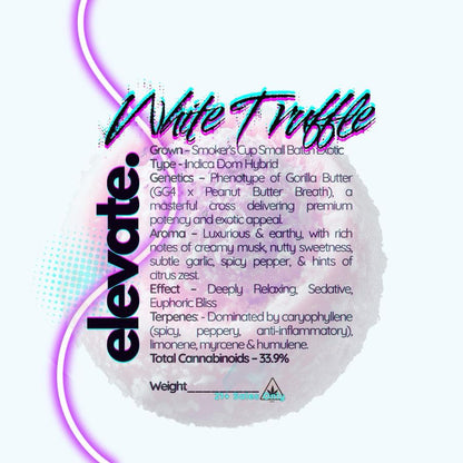 White Truffle - Platinum Indica Dom Flower - Elevate Montgomery - Sky High Montgomery cincinnati
