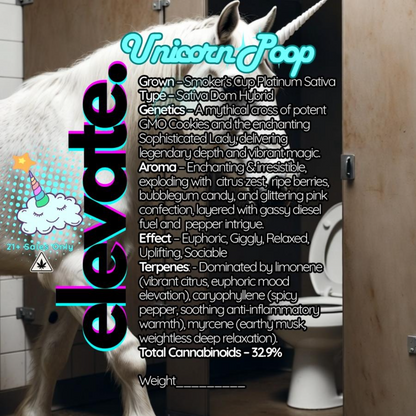 🏆Unicorn Poop Smoker's Cup Platinum THCa Flower🏆