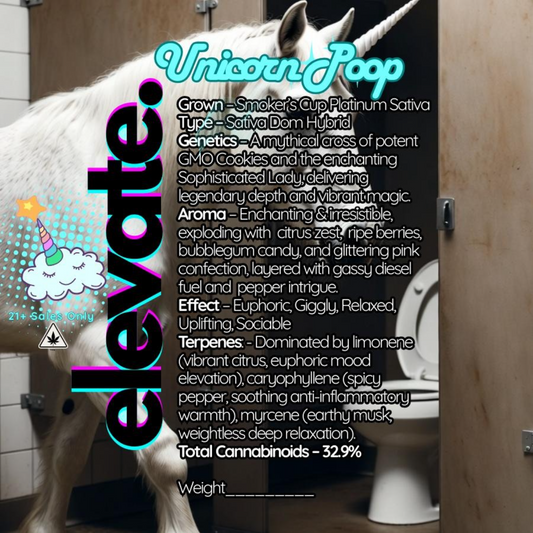 🏆Unicorn Poop Smoker's Cup Platinum THCa Flower🏆