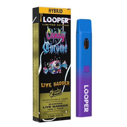 Looper Limited Edition Badderup Live Badder 2G Disposables - Sky High West Chester