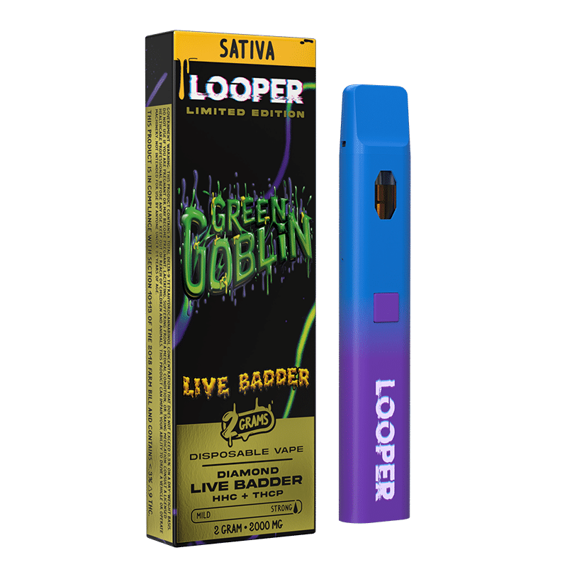 Looper Limited Edition Badderup Live Badder 2G Disposables - Sky High West Chester