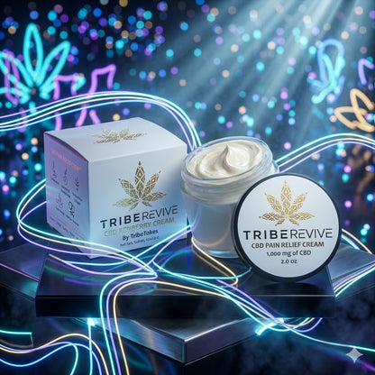 Tribe Tokes Tribe Revive CBD Recovery Cream — product, front view