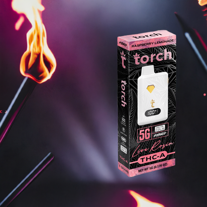 Torch Live Rosin THC-A 5G Digital Display Disposables - Torch - Sky High West Chester