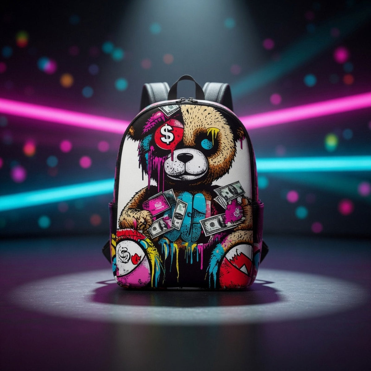 Bear Graffiti Backpack
