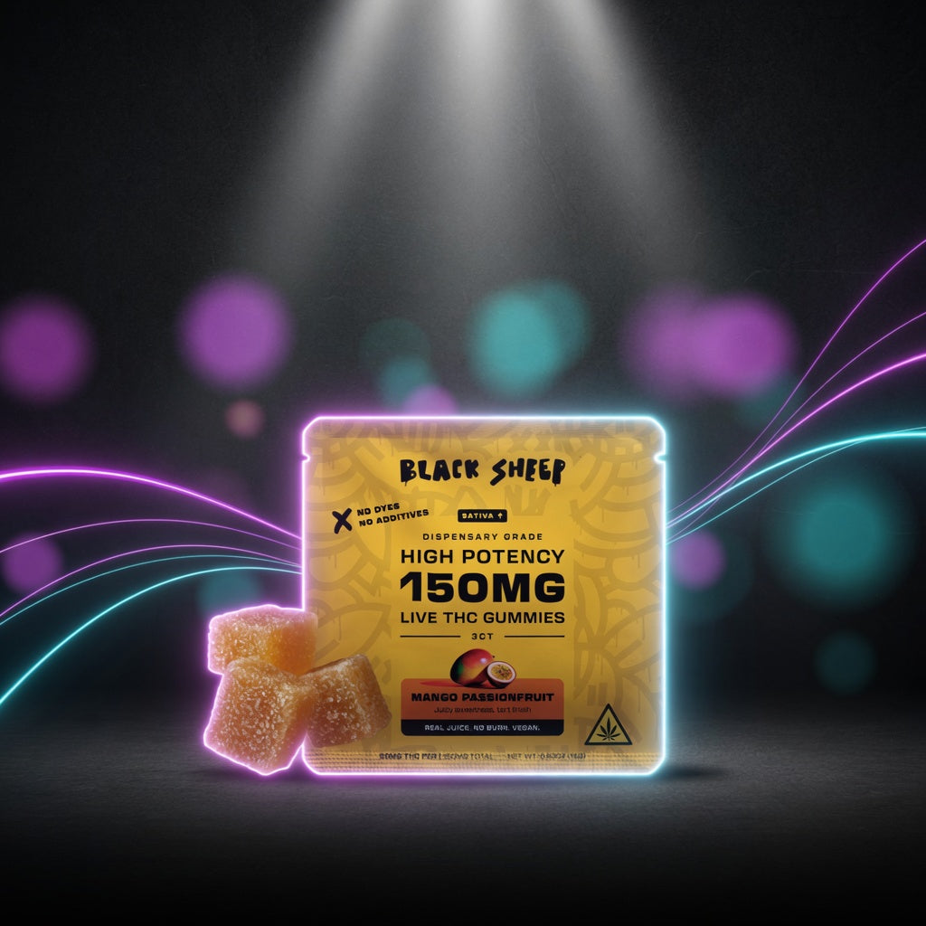 BKS Live THC Gummy - Mango Passionfruit (Sativa) - 3ct