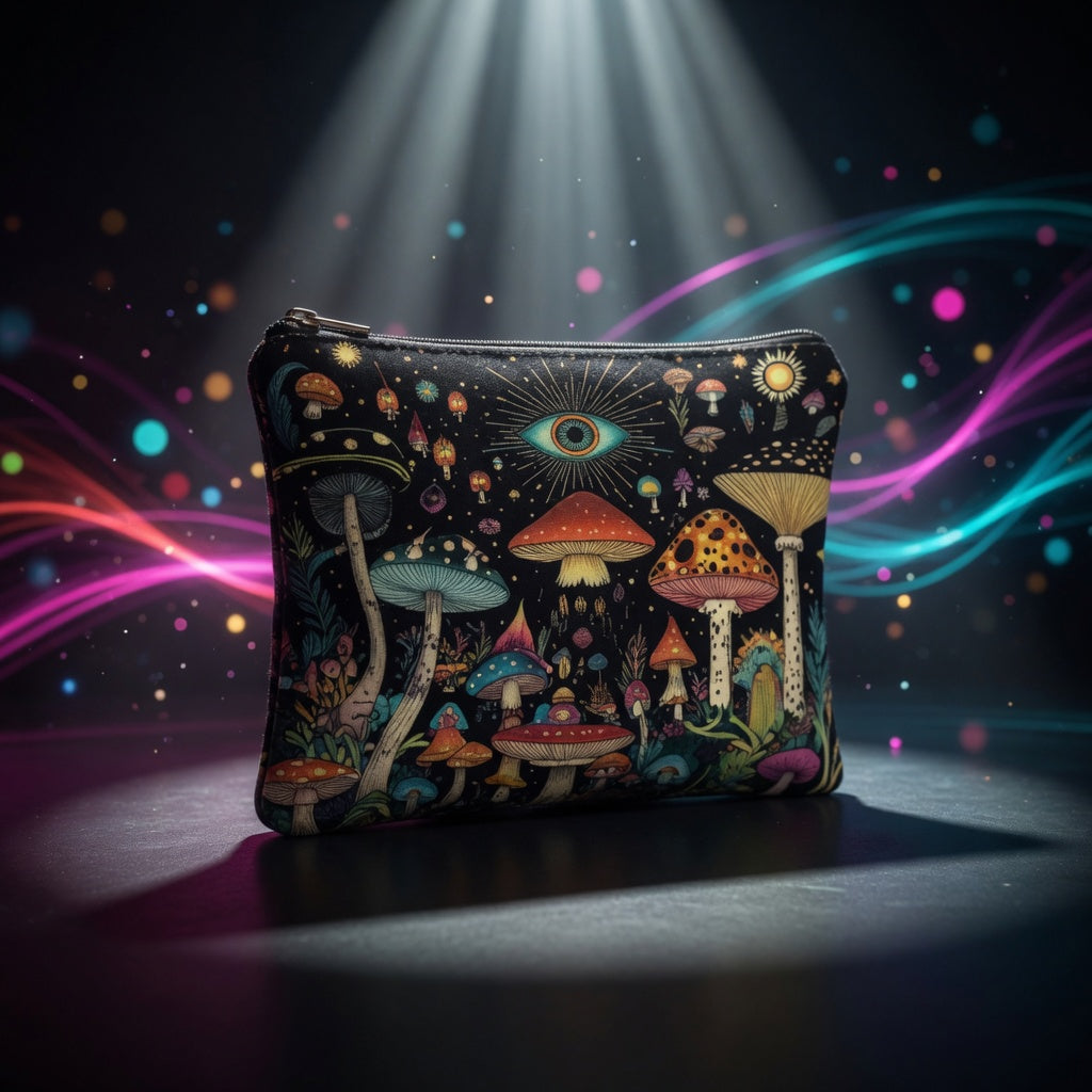 Boho Mushroom Pouch