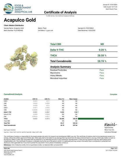 Acapulco Gold - Elevate Montgomery - Sky High Montgomery cincinnati