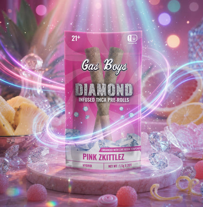 Gas Boys Diamond Infused Prerolls 1.5Gx2 — gallery view 4