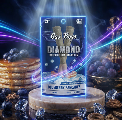 Gas Boys Diamond Infused Prerolls 1.5Gx2 — gallery view 6