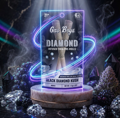 Gas Boys Diamond Infused Prerolls 1.5Gx2 — gallery view 5