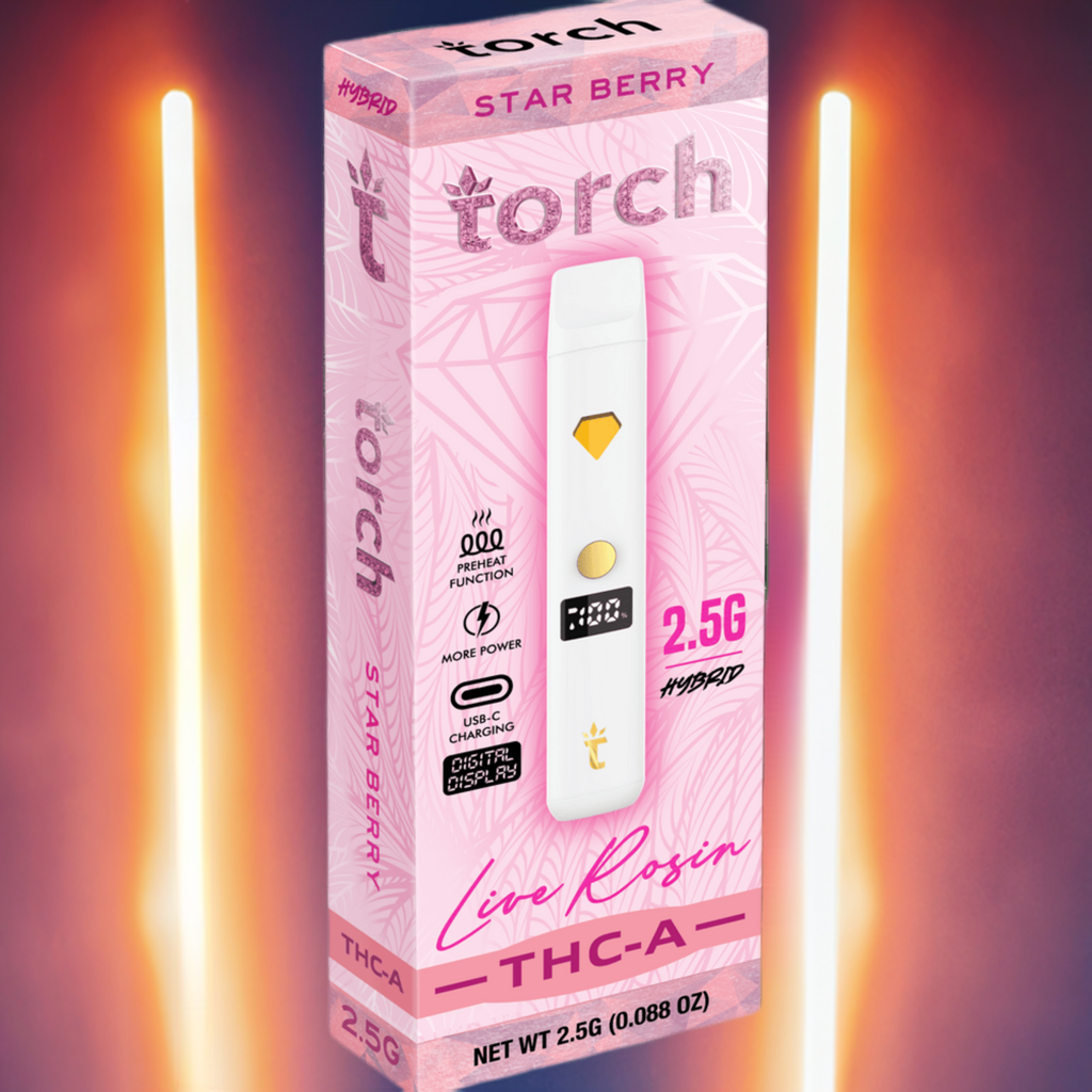 Torch 2.5G THC-A Live Rosin Disposables - Sky High West Chester